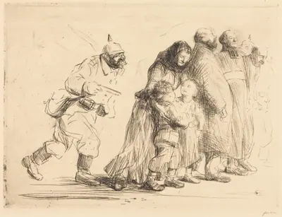 Les notables (grande planche) (The Notables) (large plate)