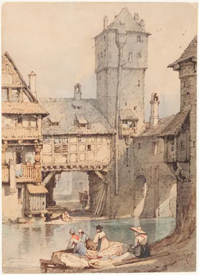 Laundresses before the Wasserturm, Nuremberg