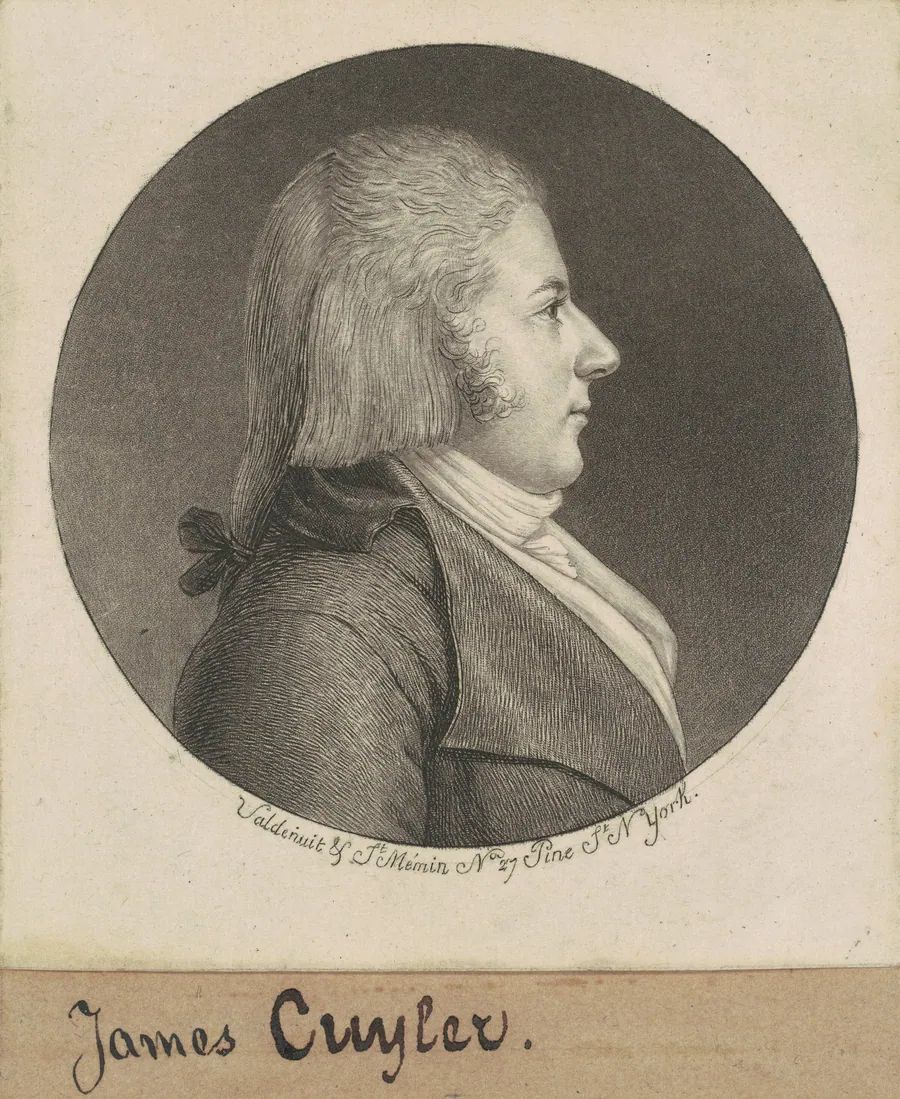 James Cuyler by Charles B. J. Févret de Saint-Mémin