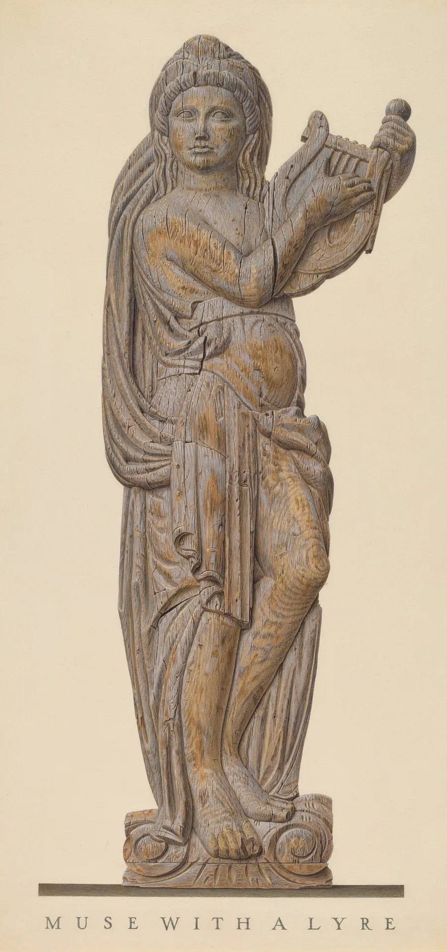 Muse with Lyre by John Matulis
