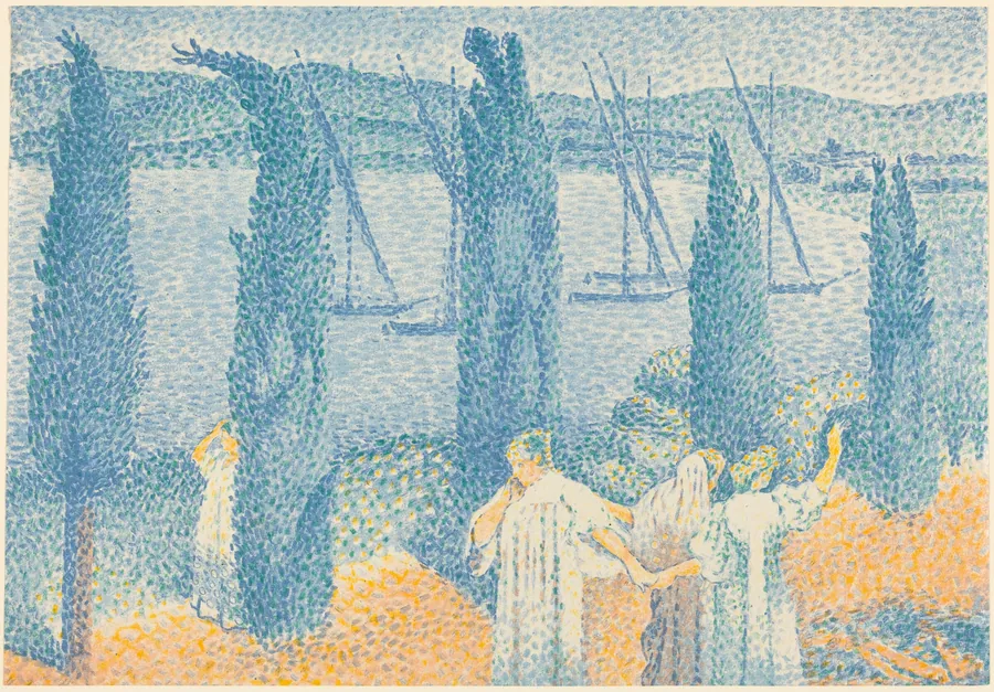 La Promenade by Henri Edmond Cross