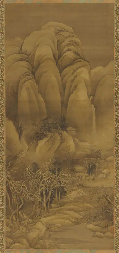 Mountain Hamlet after Snow 《山莊雪霽圖》