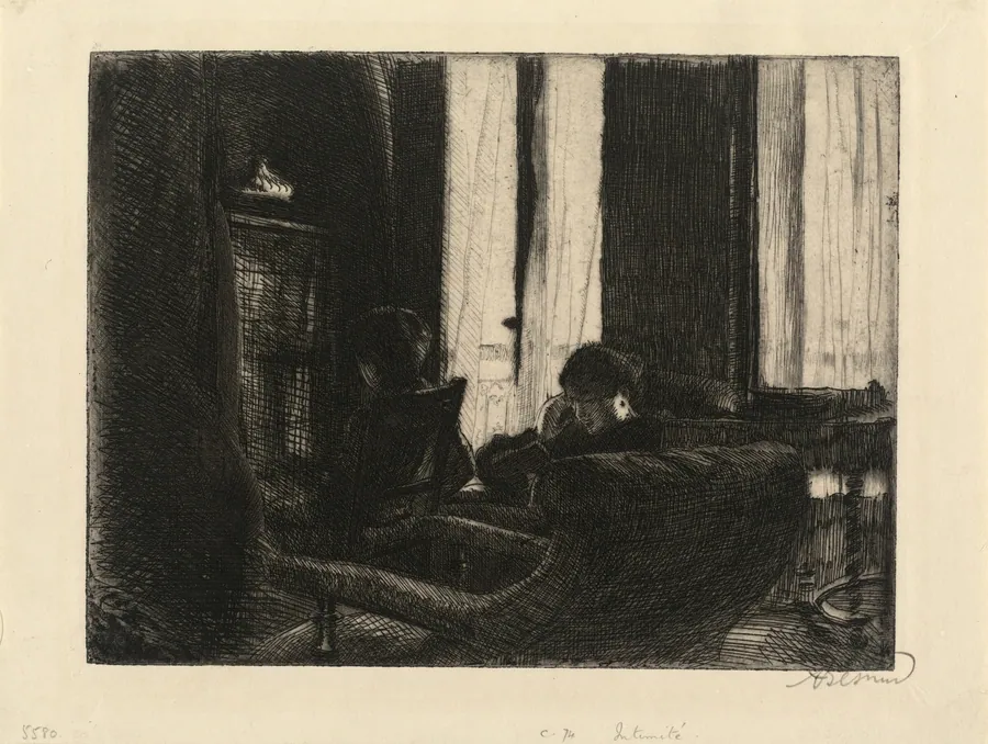 Intimacy (Intimité) by Albert Besnard