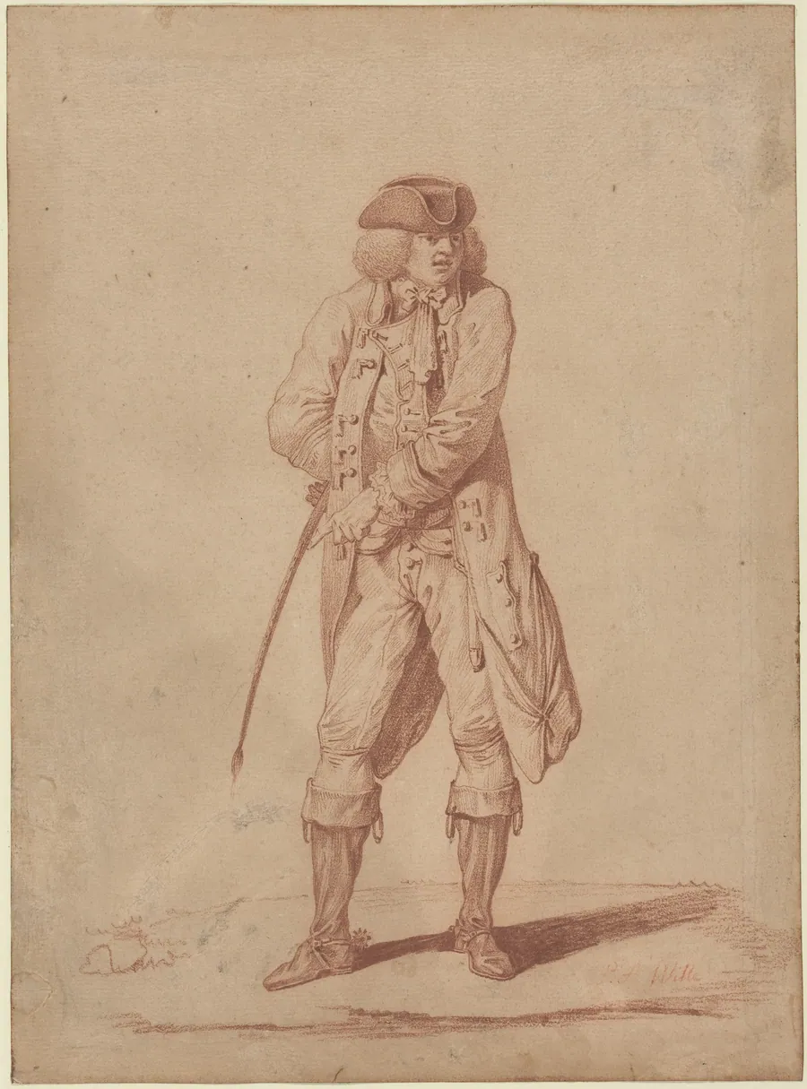 Gentleman with a Riding Crop by Pierre Alexandre Wille
