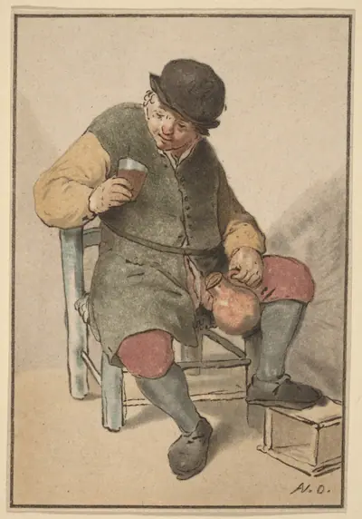 Seated Peasant with Jug