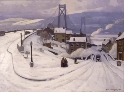 Mid-Hudson Bridge--Winter