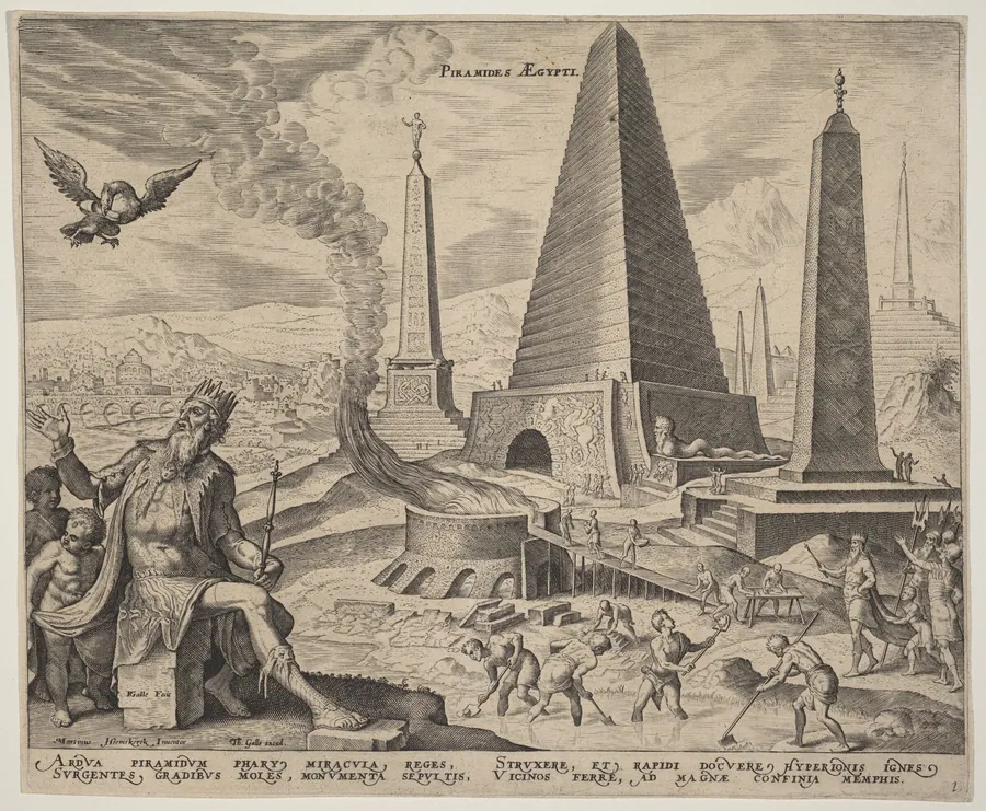 Piramides Aegypti (The Pyramids of Egypt) by Philip Galle