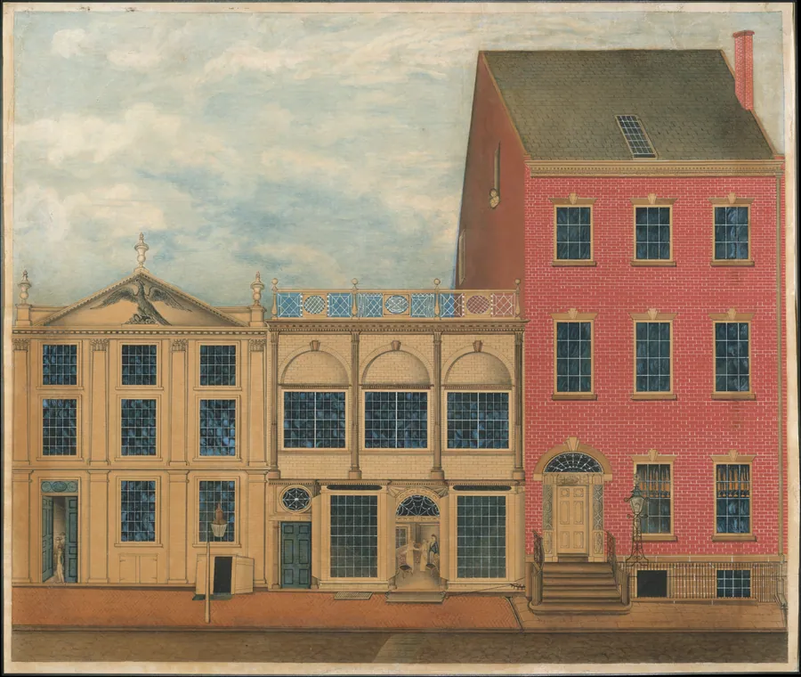 Shop and Warehouse of Duncan Phyfe, 168–172 Fulton Street, New York City by John Rubens Smith