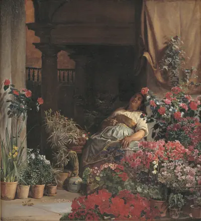 En blomstersælgerske fra Firenze