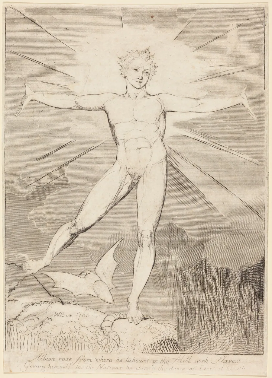 The Dance of Albion (Glad Day) by William Blake