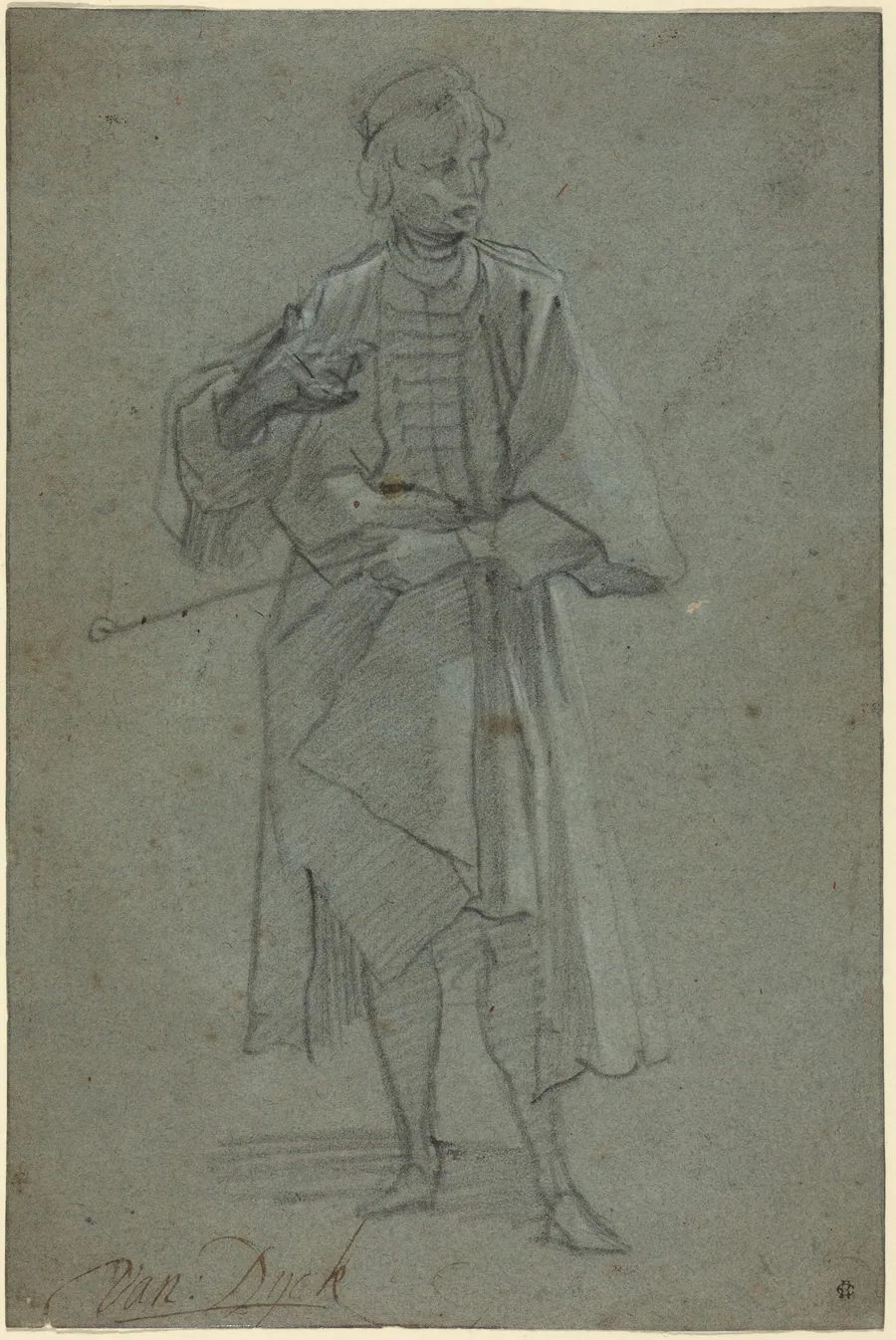 Figure of a Man [recto] by Ventura Salimbeni