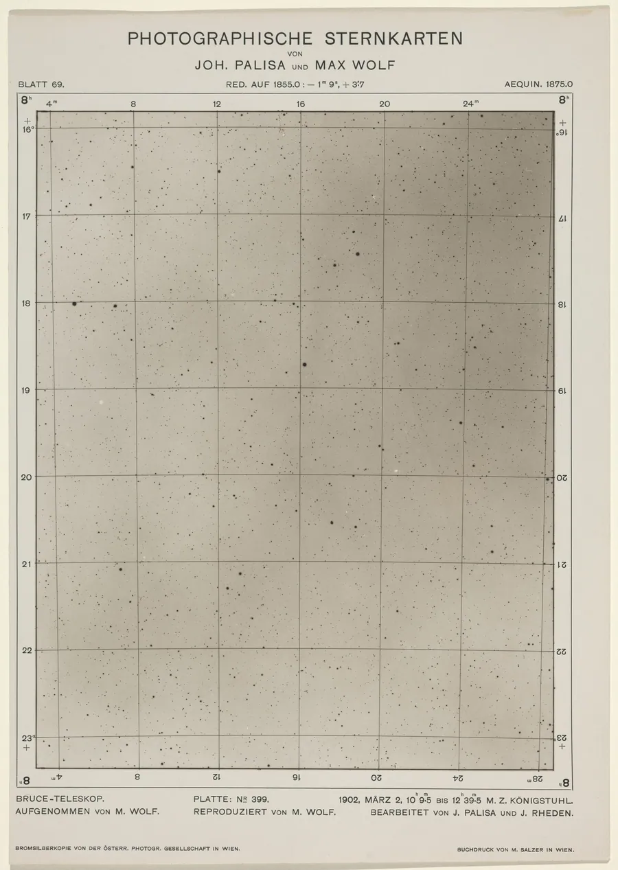 Photographische Sternkarten (March 2, 1906) by Wolf and Palisa