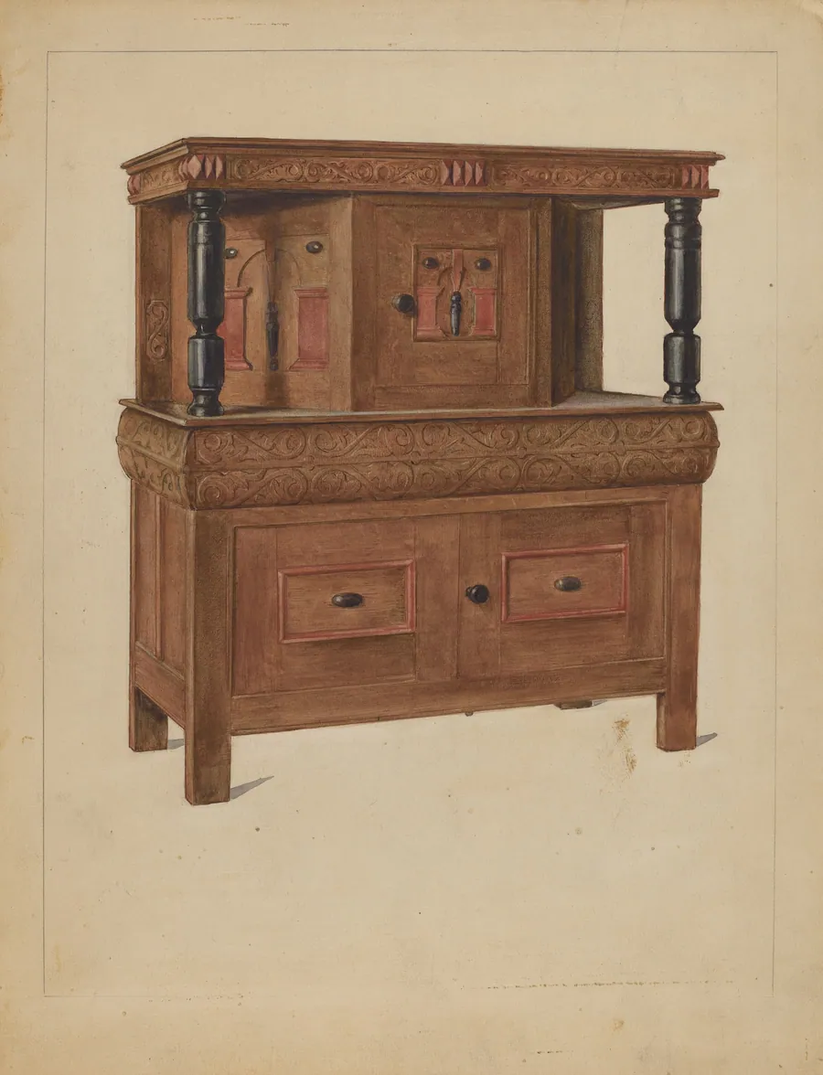 Press Cupboard by Elizabeth Curtis