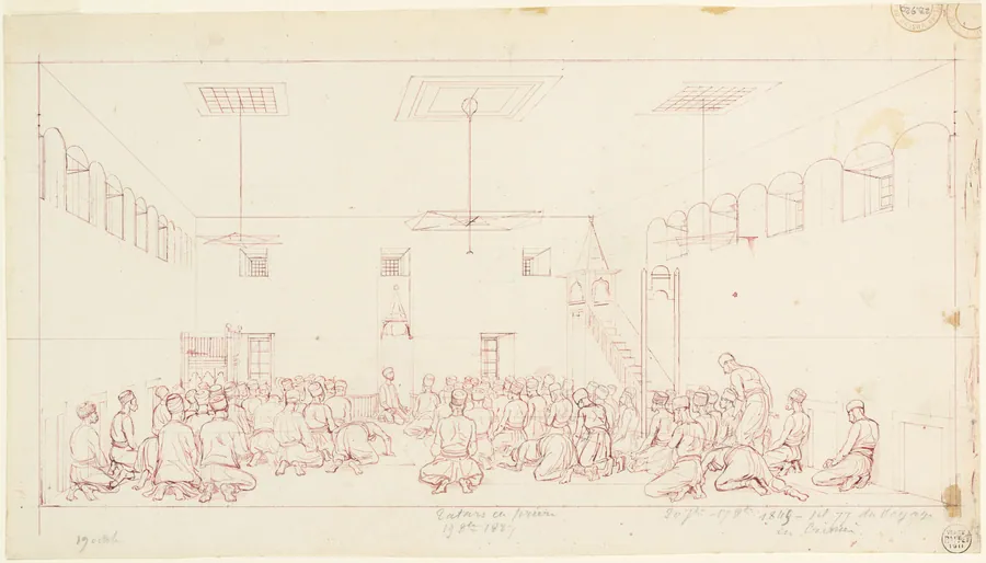 Tartars at Prayer by Auguste Raffet