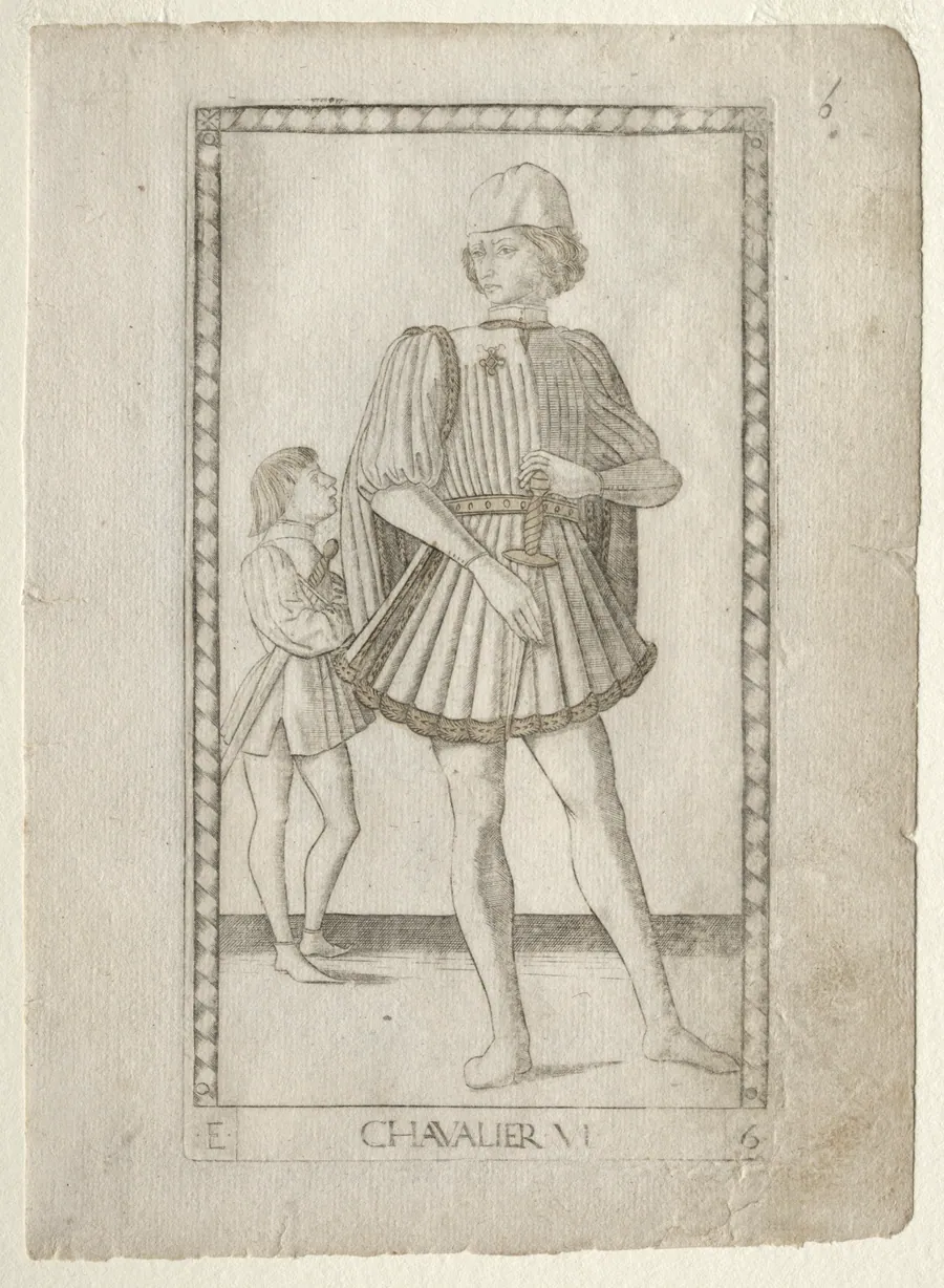 The Knight (from the Tarocchi, series E: Conditions of Man, #6) by Master of the E-Series Tarocchi