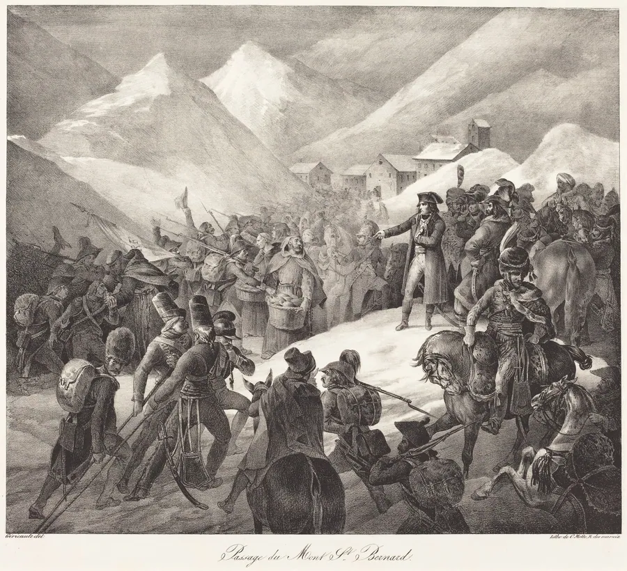 Passage du Mont St. Bernard (Napoleon's Army Crossing the St. Bernard Pass) by Théodore Gericault