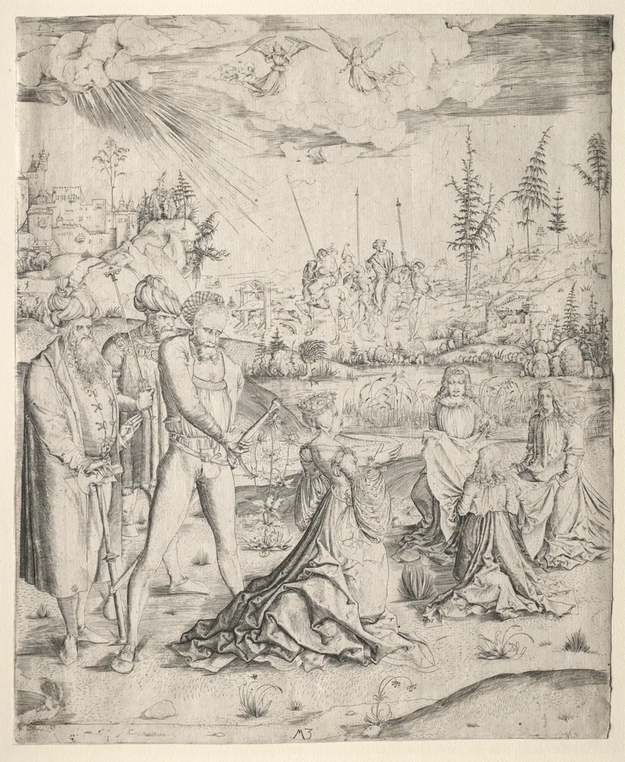 The Martyrdom of St. Catherine by Master MZ