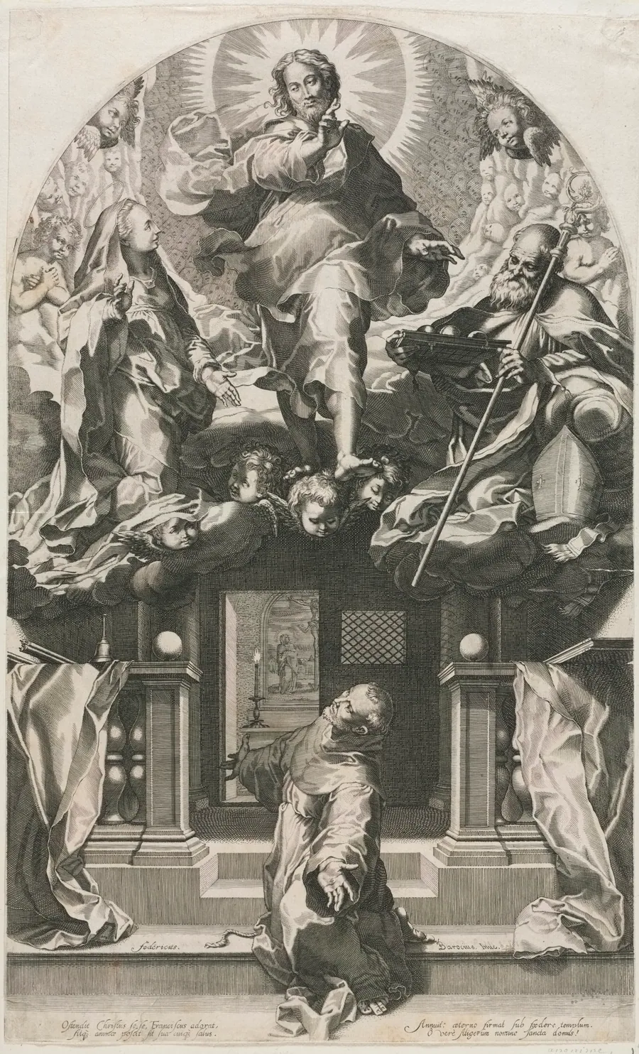 The Ecstasy of St. Francis by Francesco Villamena