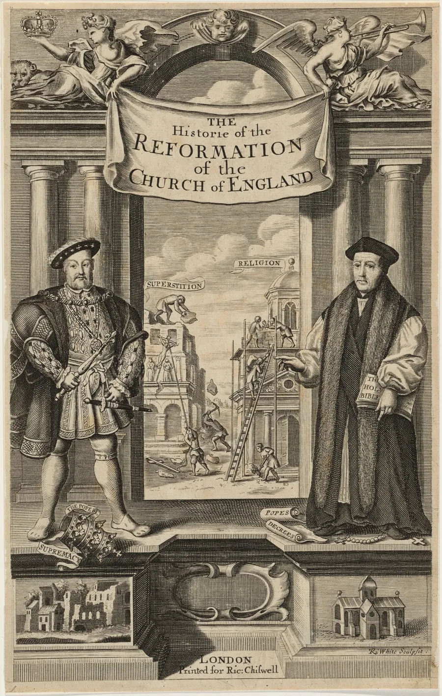 Title Page to Gilbert Burnet, Historie of theReformation of the Church of England by Robert White