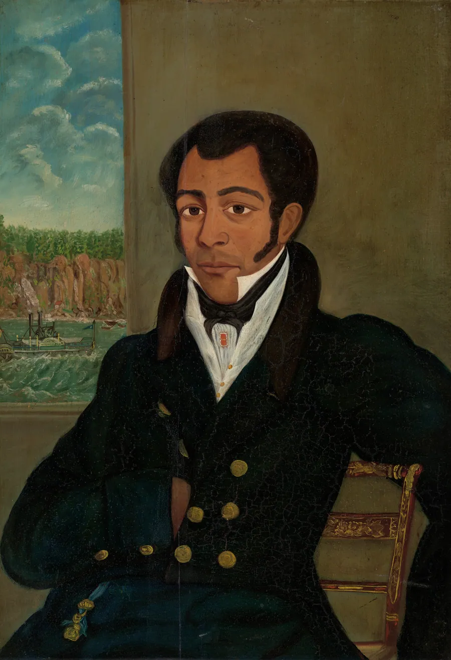 Portrait of a Man (Possibly Peter Vogelsang Sr.) by American 19th Century