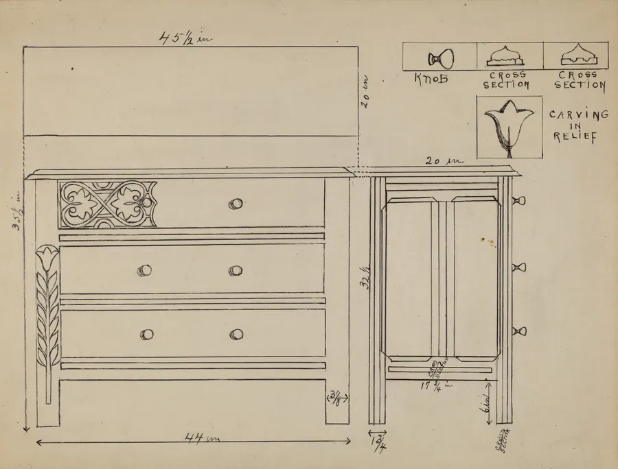 Chest of Drawers by Florence Neal