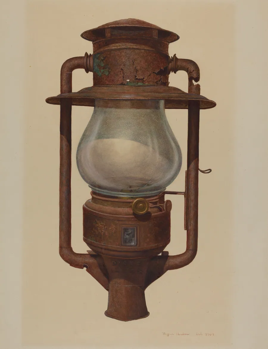 Street Post Lamp by Regina Henderer