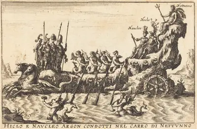 Hiclo e Naucleo Argon condotti nel carro di Nettuno