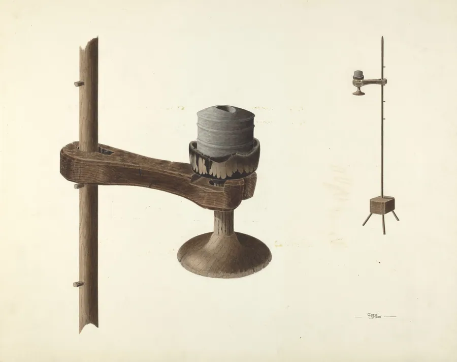 Zoar Floor Lighting Device by Carol Larson
