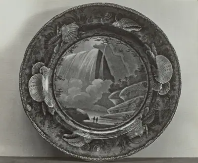 Plate - "Table Rock, Niagra"
