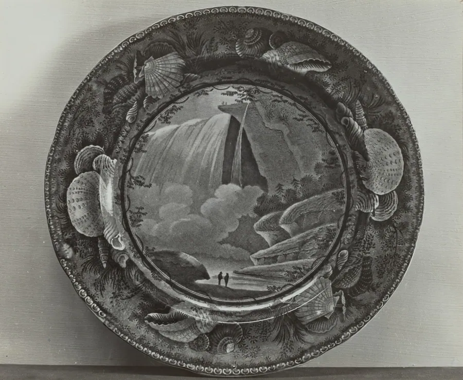 Plate - "Table Rock, Niagra" by Helmut Hiatt