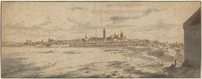 View of Mons, Belgium