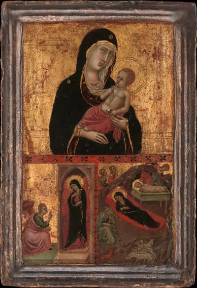 Madonna and Child with the Annunciation and the Nativity