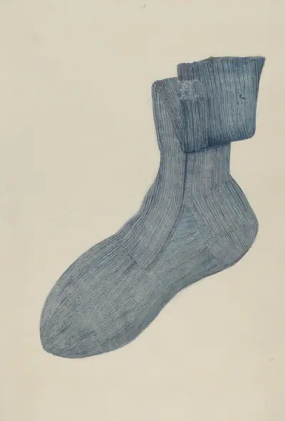 Shaker Man's Sock