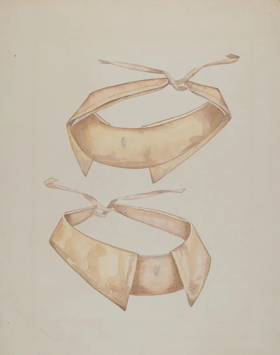 Man's Linen Collar by Verna Tallman
