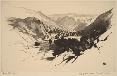 Valley of the Lledr, North Wales (no.1)