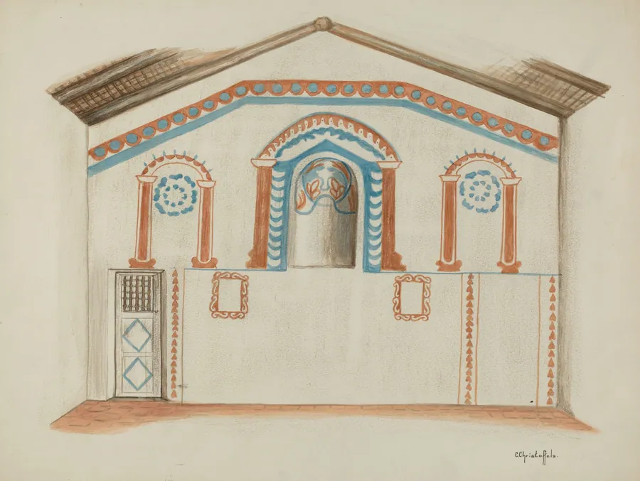 Wall Painting (Reredos) by Cornelius Christoffels