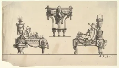 Three Designs for Architectural Trophies