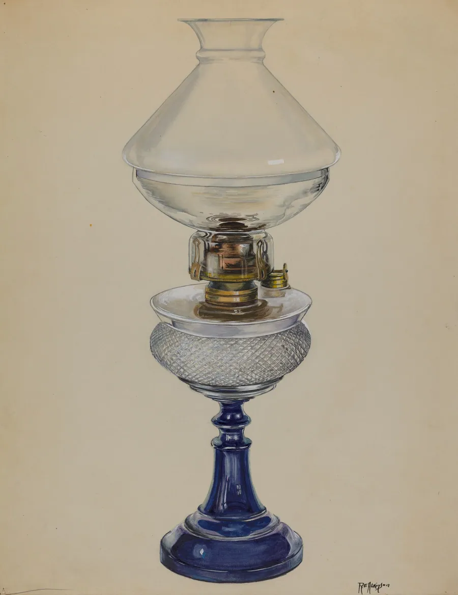 Oil Lamp by Ralph Atkinson