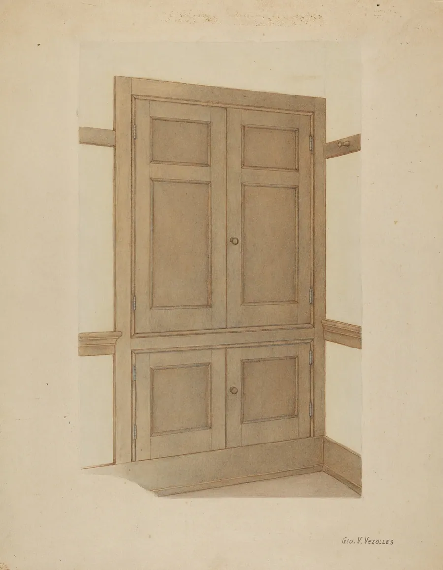 Shaker Room Cupboard by George V. Vezolles