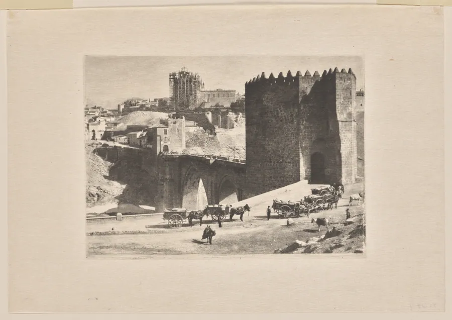 Bridge of St. Martin, Toledo by J. Craig Annan