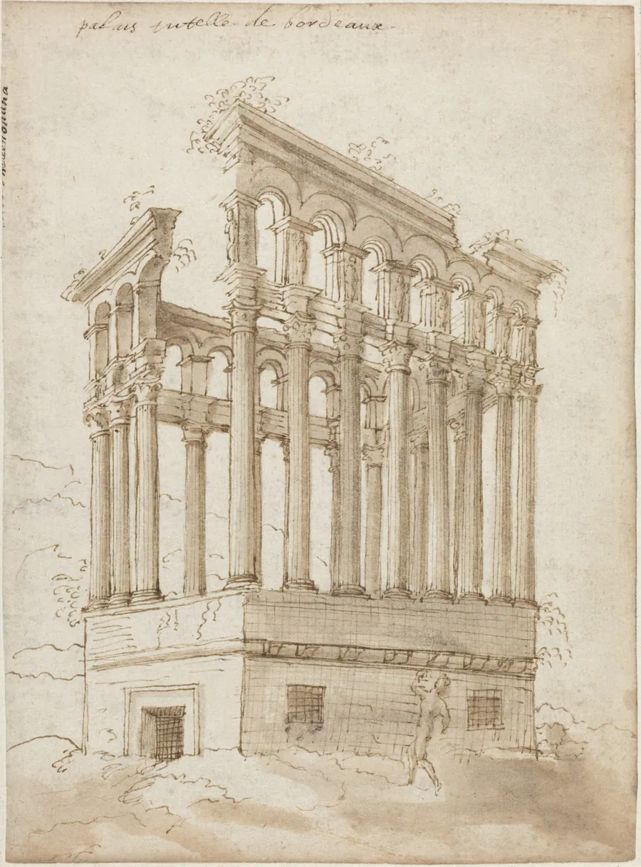 The "Palais Tutelle" near Bordeaux by Jacques Androuet du Cerceau