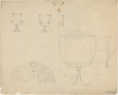 Sheet of Studies [recto and verso]