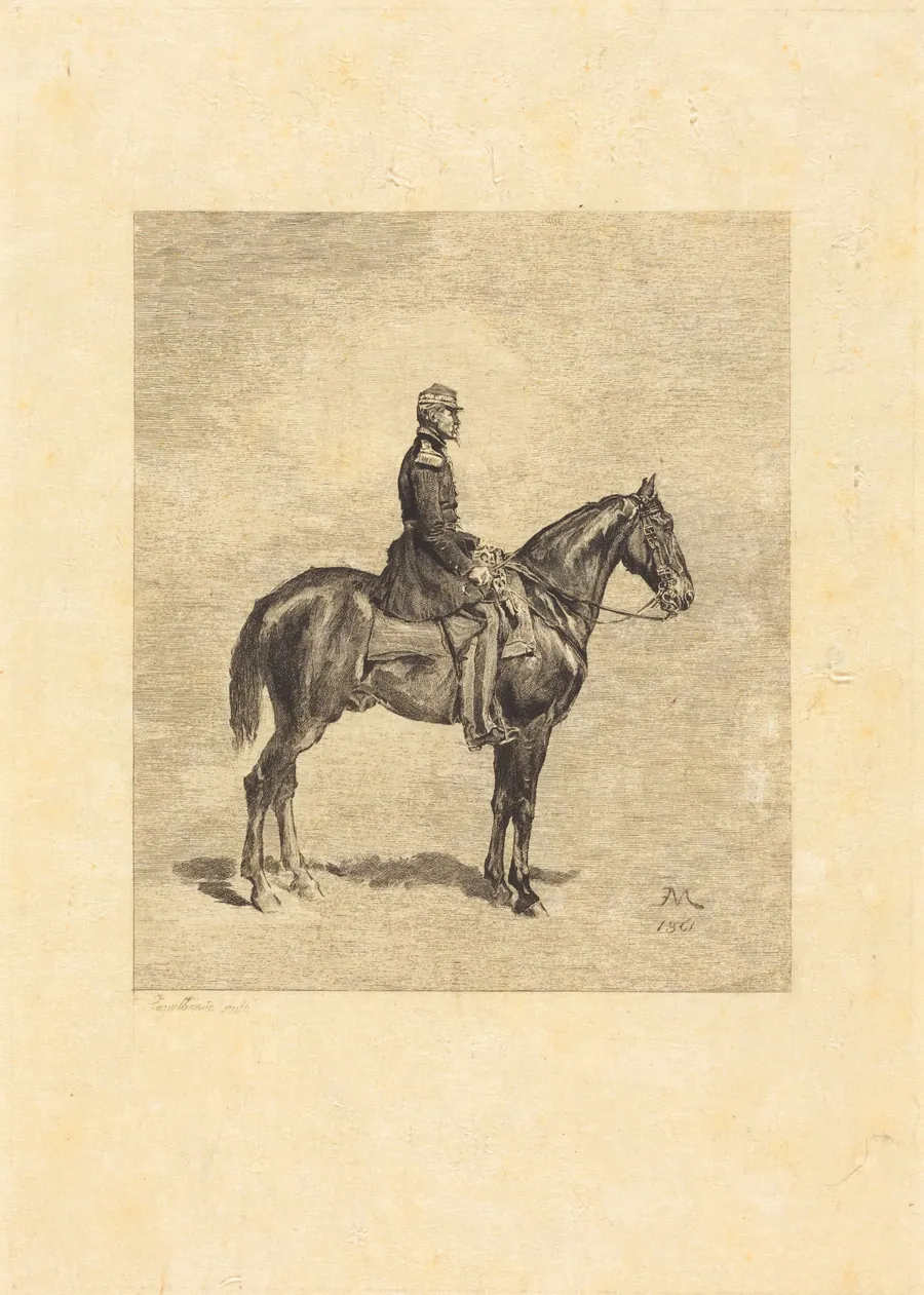 Horseman by Frédéric Auguste La Guillermie