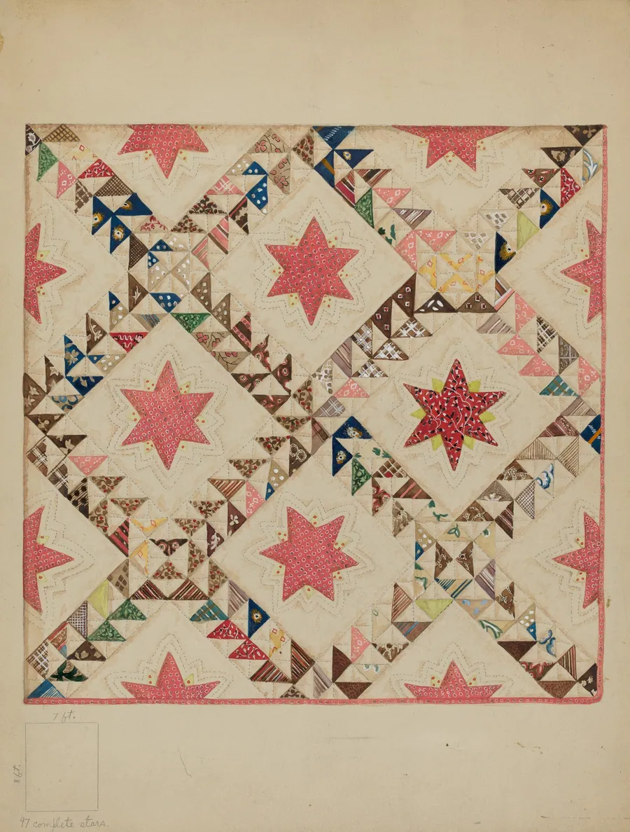 Bedspread by Henry Granet