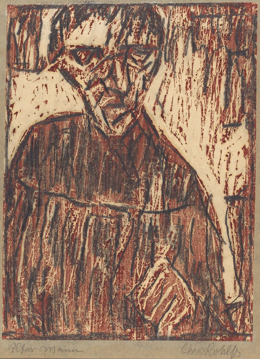 Old Man by Christian Rohlfs