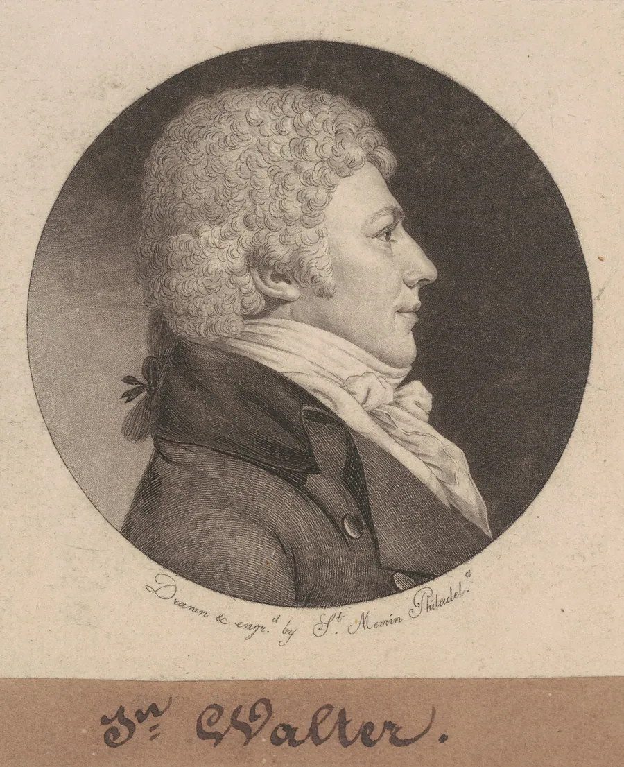 John Walter by Charles B. J. Févret de Saint-Mémin