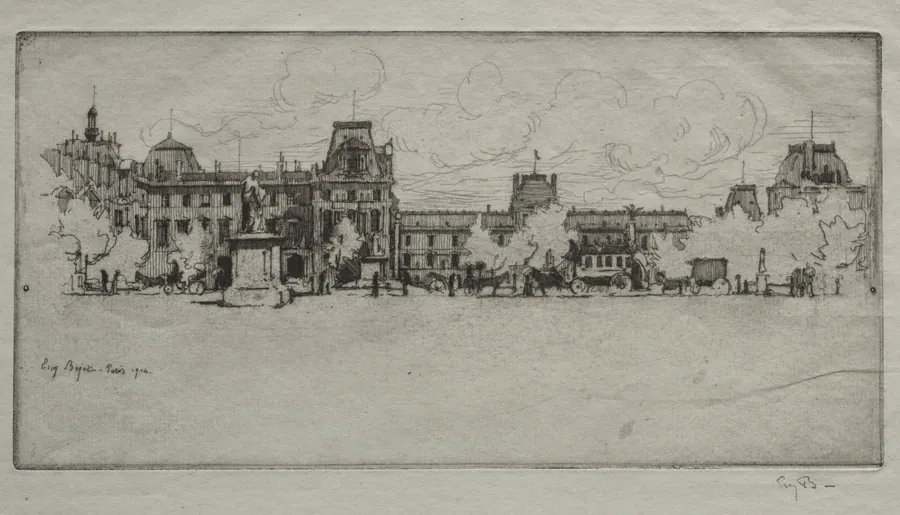 Les Tuileries by Eugène Bejot
