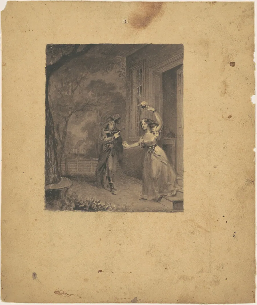 The Bride of Lammermoor by James Goodwyn Clonney