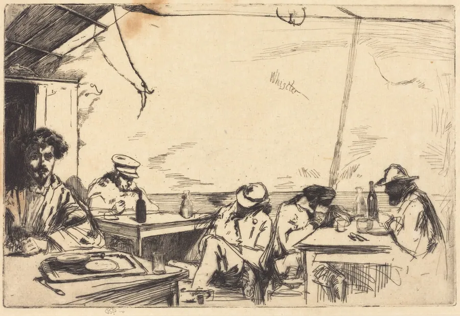 Soupe à Trois Sous (Soup for three sous [pennies]) by James McNeill Whistler