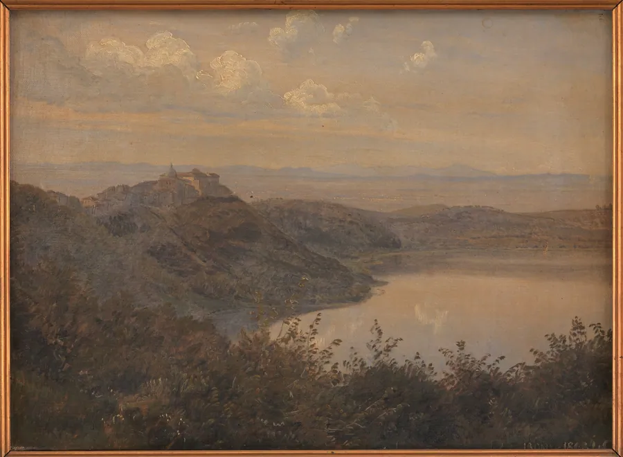 Udsigt mod Castel Gandolfo by Janus la Cour